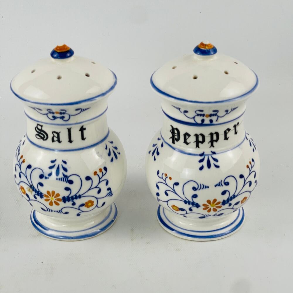Vintage Heritage Ceramic Large Salt & Pepper Shakers by Royal Sealy